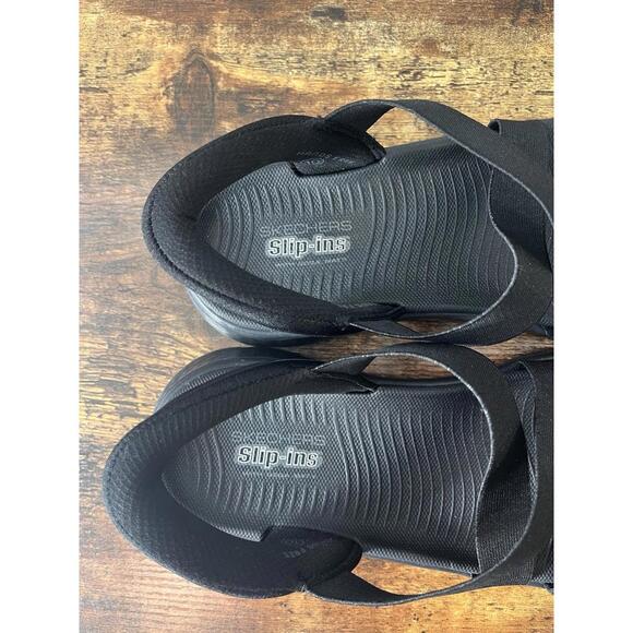 Skechers Women's Sz 10 Hands Free Slip-ins Go Walk Flex Glimmer Sandals Comfort - Picture 2 of 9